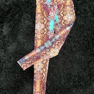 LiCi Fit x Michie Peachie Python Scrunch Leggings